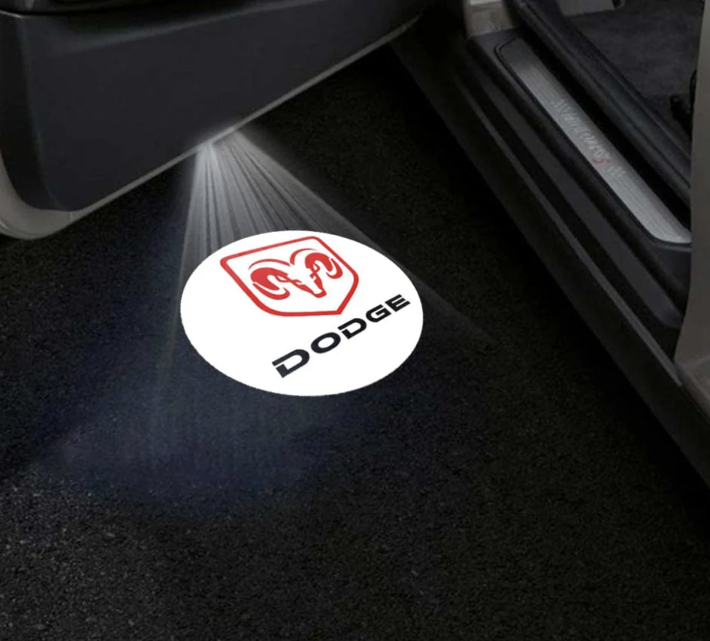 Dodge Challenger 3rd Gen Premium Door Puddle Lights Multiple Designs 2008-2023