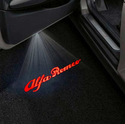Alfa Romeo Giulia 952 Premium Door Puddle Lights Multiple Designs 2015–2026
