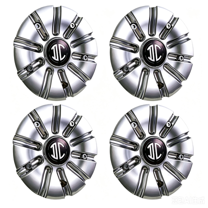 Four 2Crave 22-10205-3-CAP chrome center caps