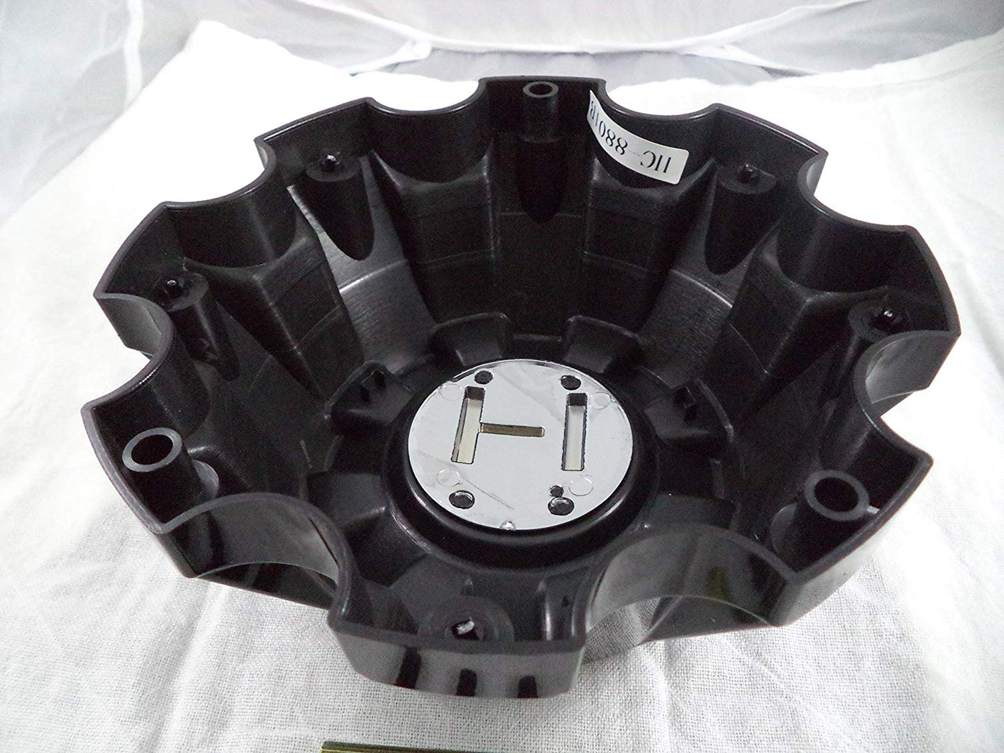 Hostile Wheels Gloss Black Custom Center Cap # HC-8801 / HC-8801B (1 CAP)