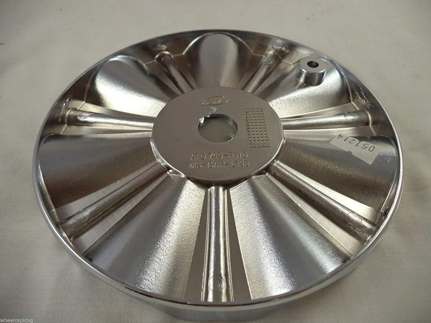 Mossa Wheels Chrome Custom Wheel Center Caps # 749-RWD /MS-CAP-L195 (4 CAPS)