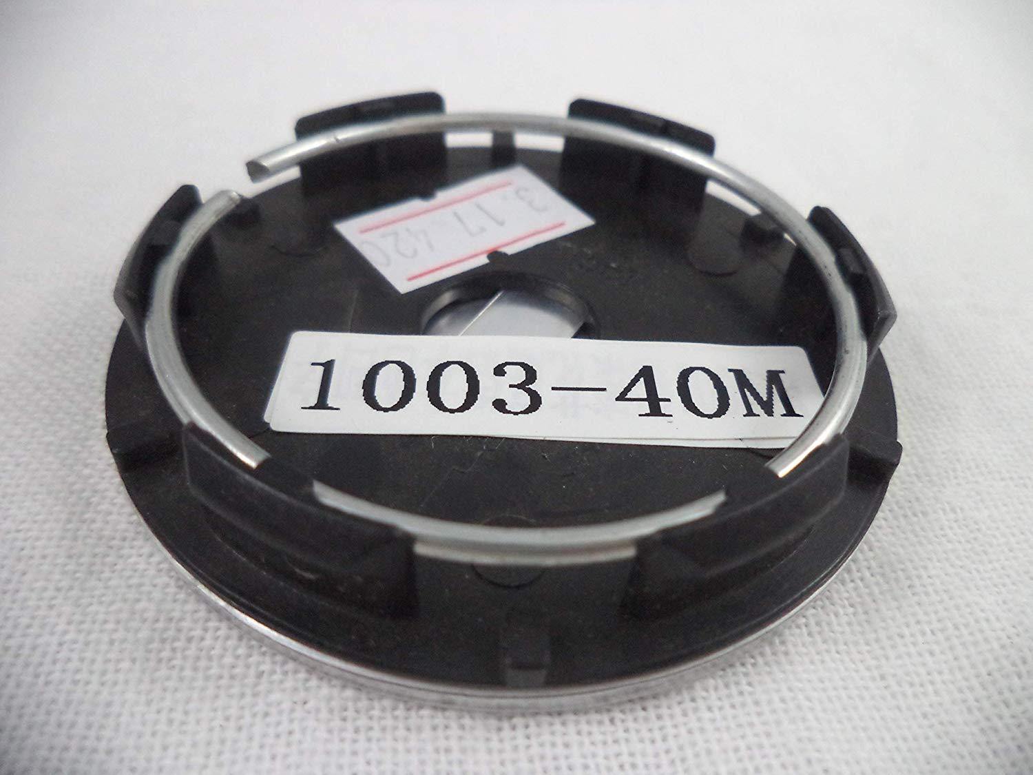 RotiForm Silver Custom Wheel Center Caps # 1003-40M Silver Emblem (4 CAPS)