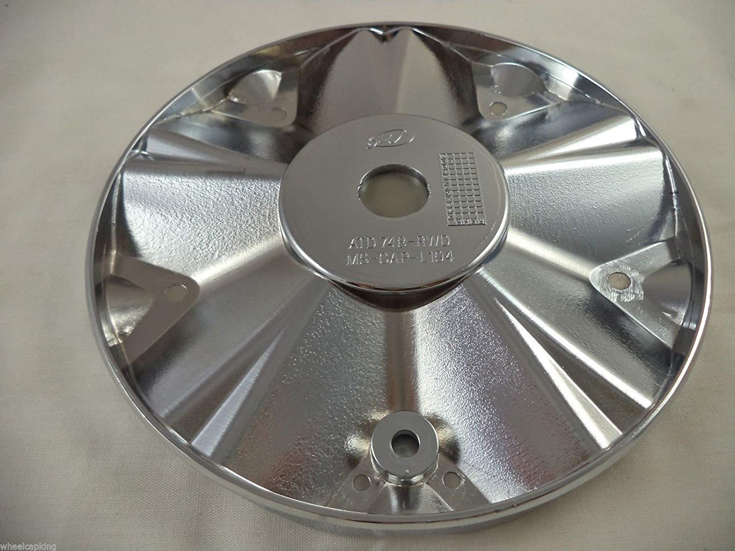 Mossa Wheels Chrome Custom Wheel Center Caps # 748-RWD /MS-CAP-L194 (1 CAP)