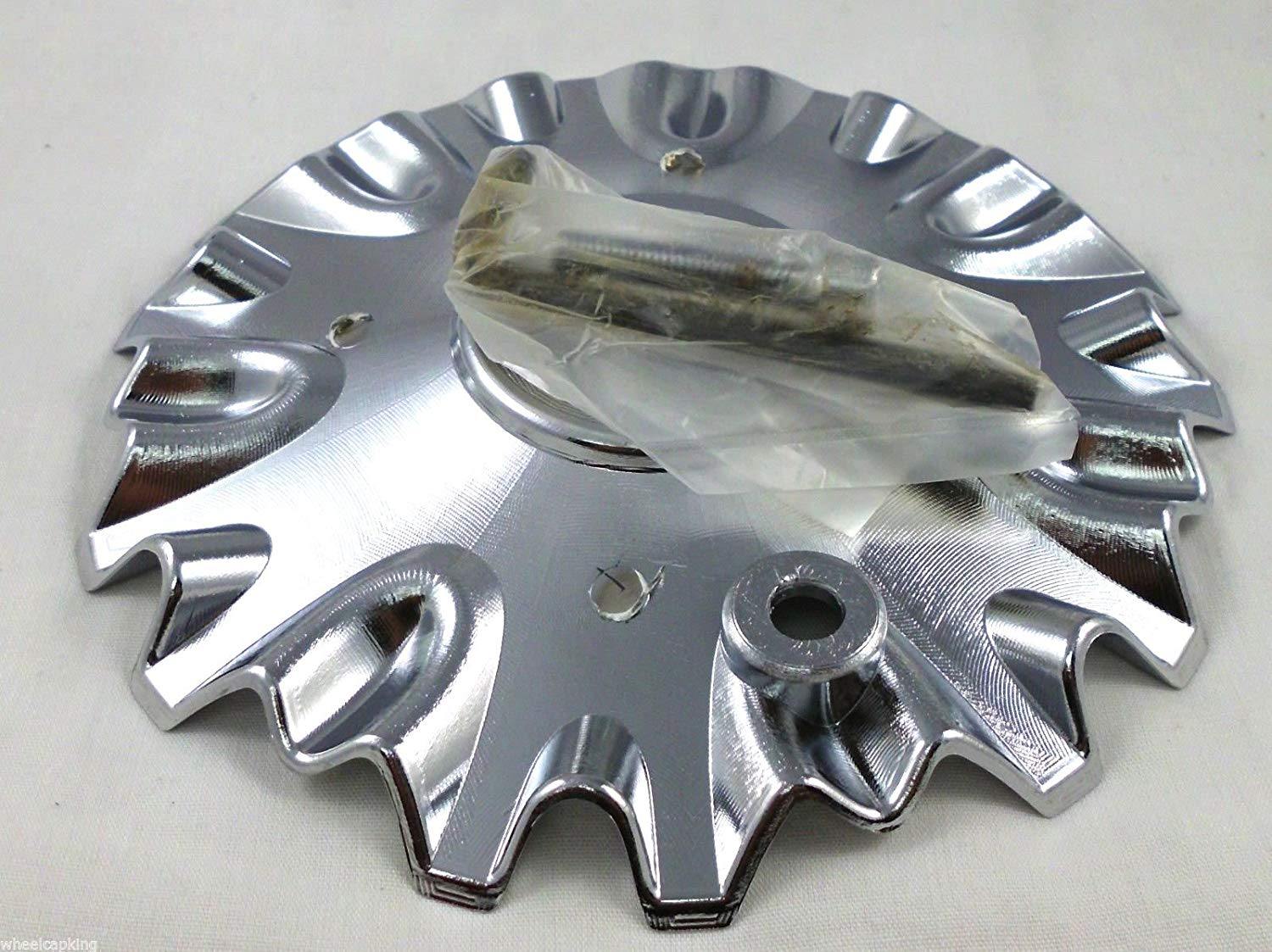 Vogue Wheels Chrome Custom Wheel Center Cap # 9150-15 / 407L190 (4 CAPS)