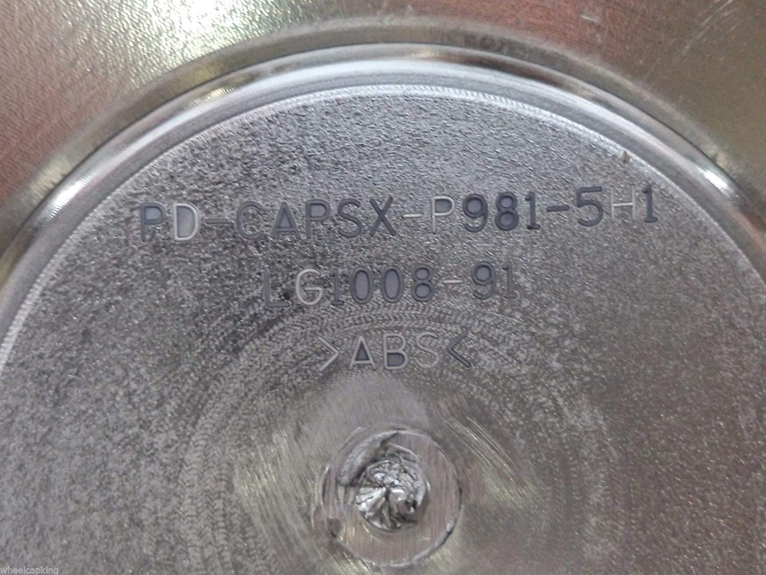 Raceline Wheels Chrome Custom Wheel Center Caps # PD-CAPSX-P981-5H1 (4 CAPS) 5 LUG