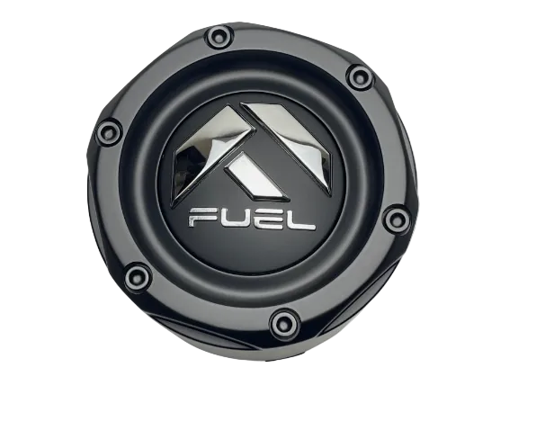 Fuel 1003-50MB flat black wheel center cap detail