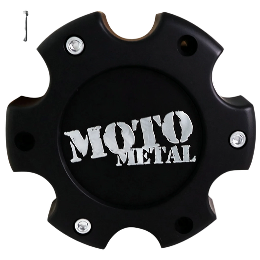 Moto Metal 845L145 matte black wheel center cap