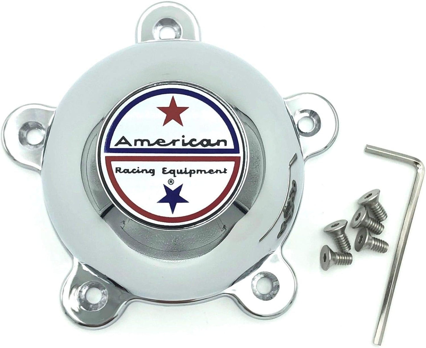 American Racing 898008 Torq Thrust Chrome Wheel Center Cap Pre 1980s Fitment (1Pc)