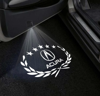 Acura ILX Door Stick On Puddle Lights Multiple Designs 2013–2022