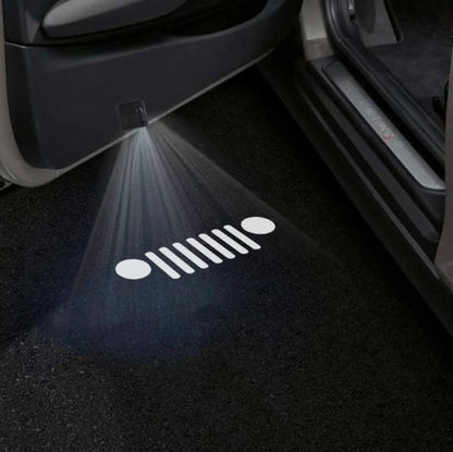 Jeep Cherokee Sport Premium Door Puddle Lights Multiple Designs 2014–2018
