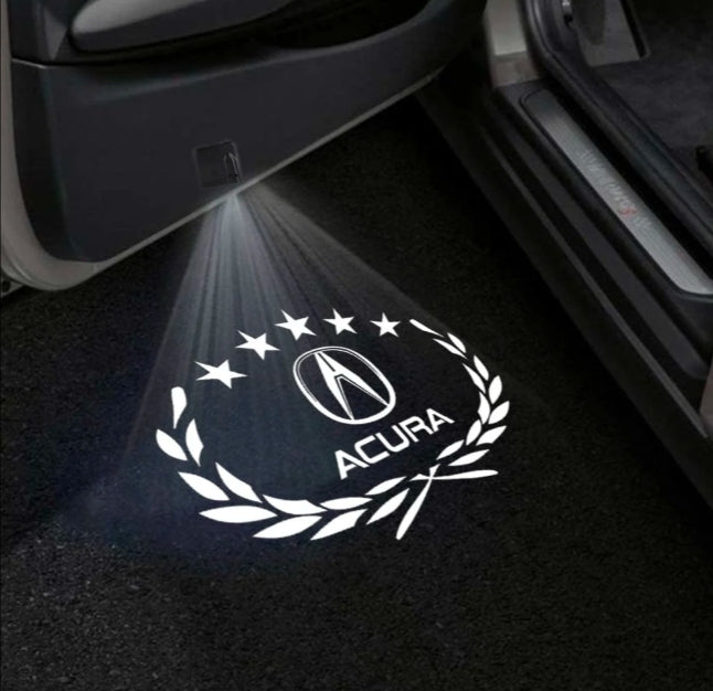 ACURA RDX 2nd Gen Premium Door Puddle Lights Multiple Designs 2013-2018