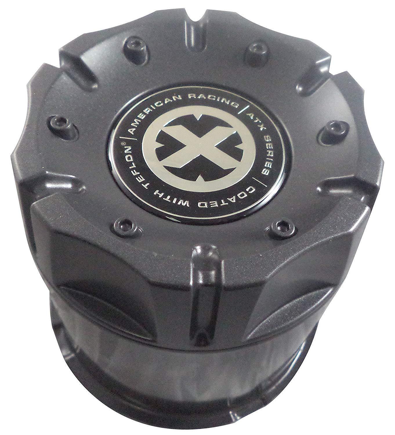 American Racing ATX Wheels Teflon Coated Custom Wheel Center Caps # 1407B136 (4 CAPS)