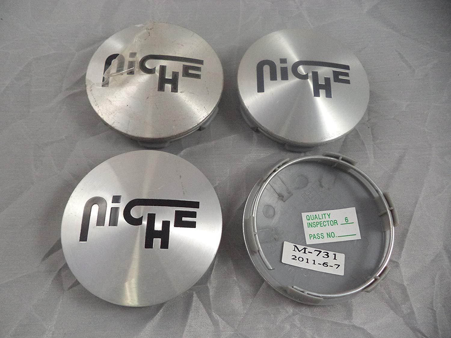 Niche Wheels M-731 Chrome Custom Wheel Center Caps (4 CAPS)