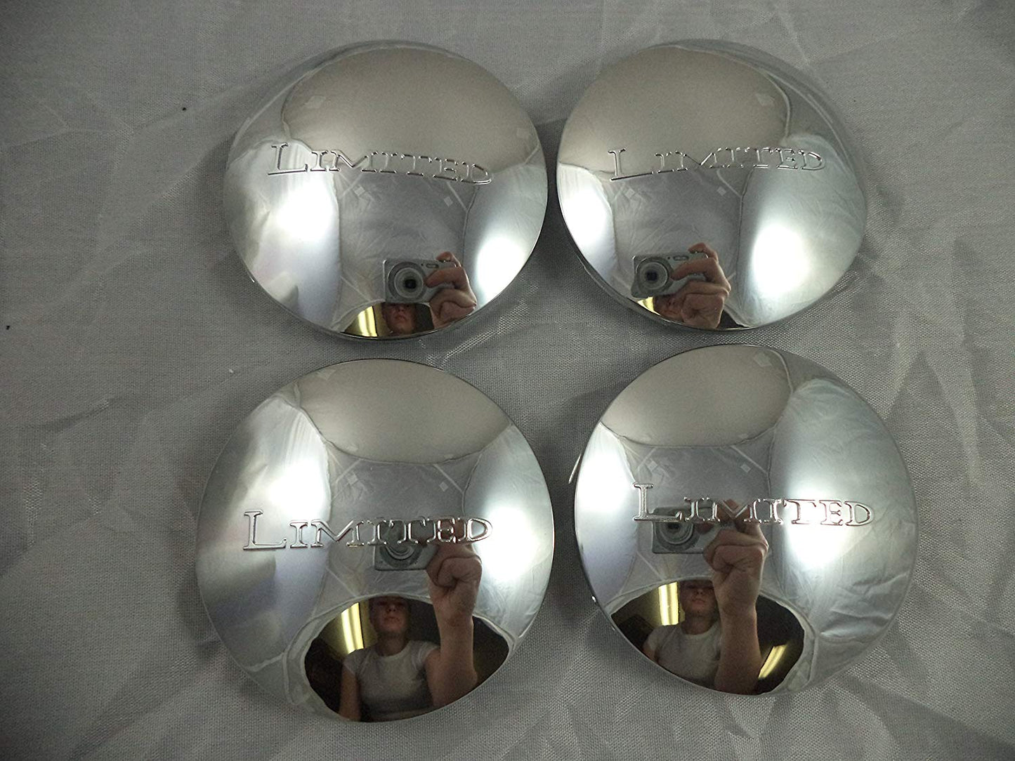Limited Wheels STW-261 Chrome Custom Wheel Center Caps (4 CAPS)