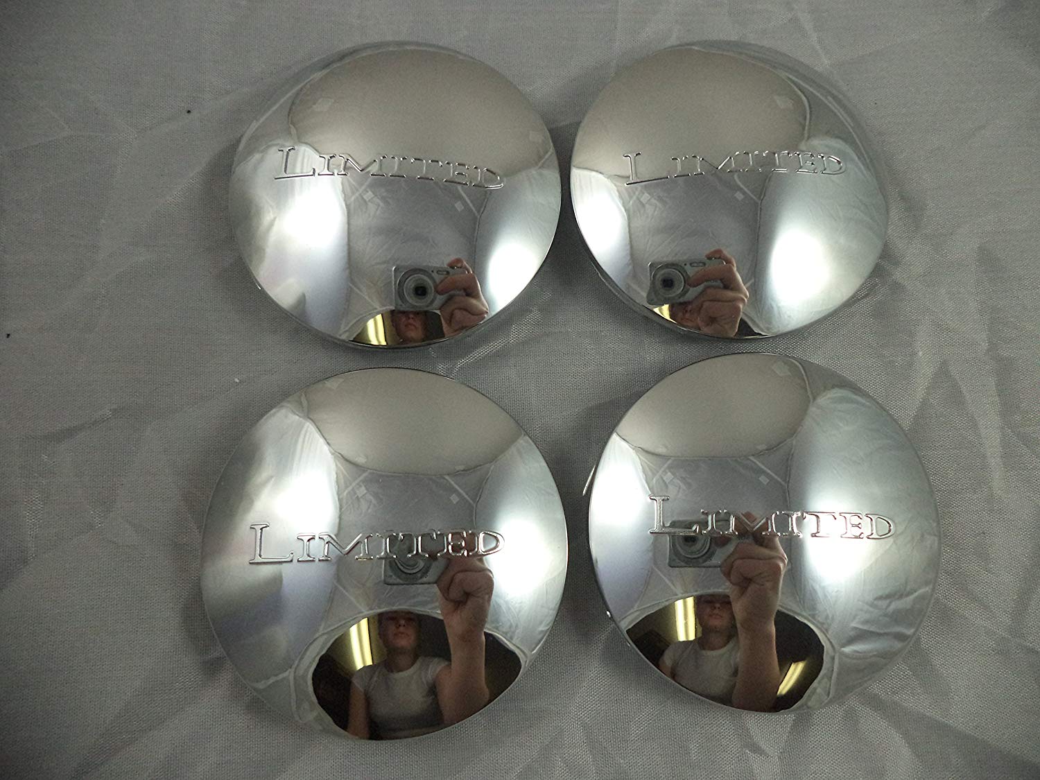 Limited Wheels STW-261 Chrome Custom Wheel Center Caps (4 CAPS)