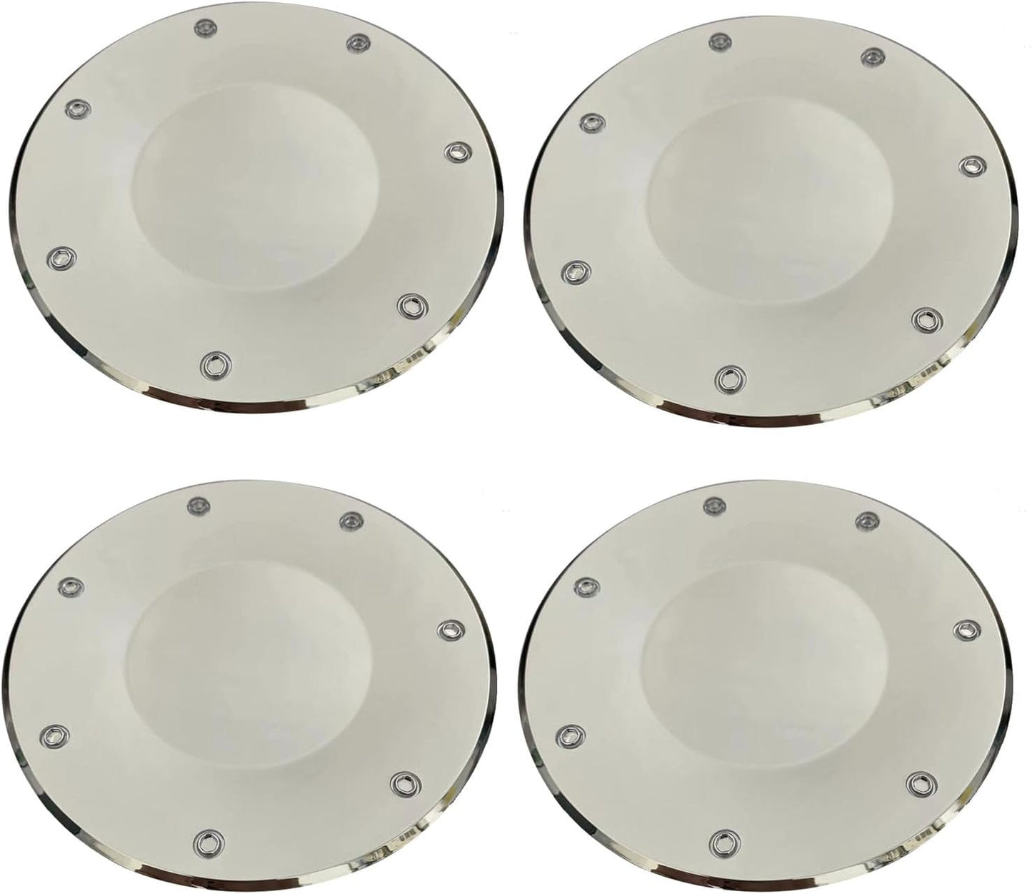 Chrome Wheel Center Cap 9593653 for Cadillac CTS Silver 16" Wheel (1Pc)