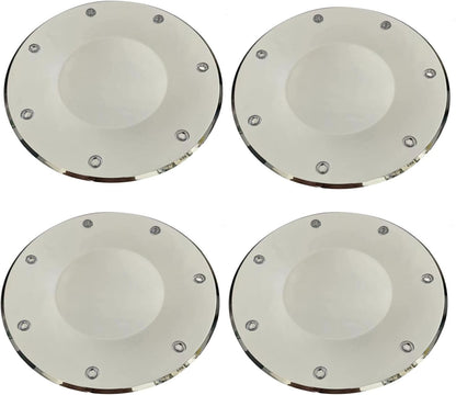 Chrome Wheel Center Cap 9593653 for Cadillac CTS Silver 16" Wheel (1Pc)