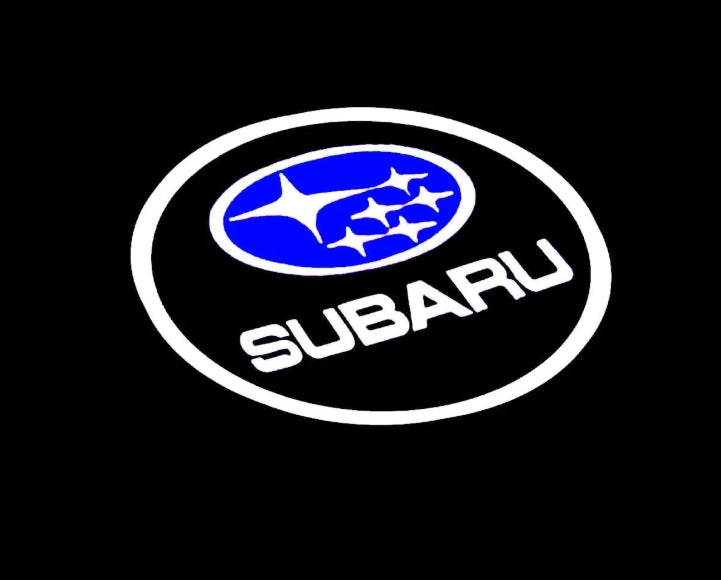 Subaru Impreza 2nd/3rd Gen Door Stick On Puddle Lights Multiple Designs 2001-2012