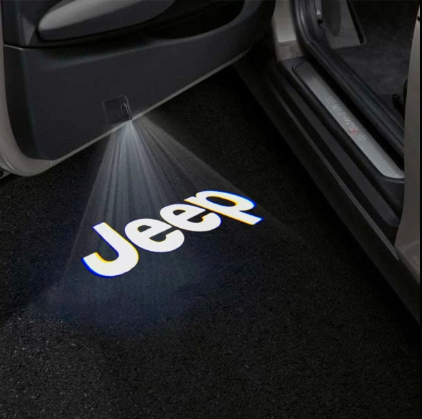 Jeep Cherokee Sport Premium Door Puddle Lights Multiple Designs 2014–2018