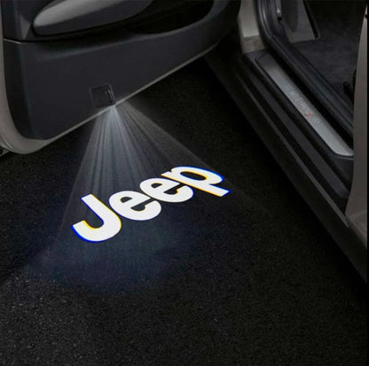 Jeep Cherokee Sport Premium Door Puddle Lights Multiple Designs 2014–2018