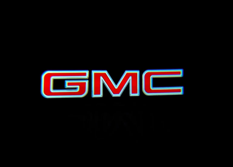 GMC Sierra Premium Side Wing Mirror Puddle Lights Multiple Designs 2015-2026