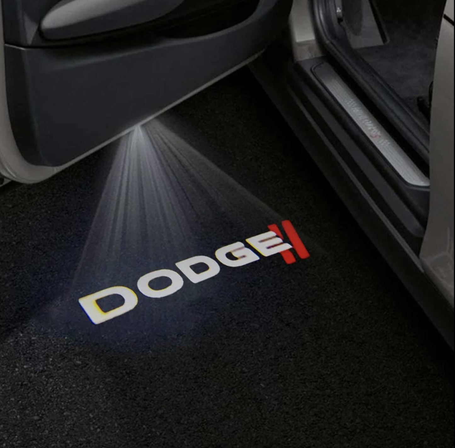 Dodge Challenger 3rd Gen Premium Door Puddle Lights Multiple Designs 2008-2023