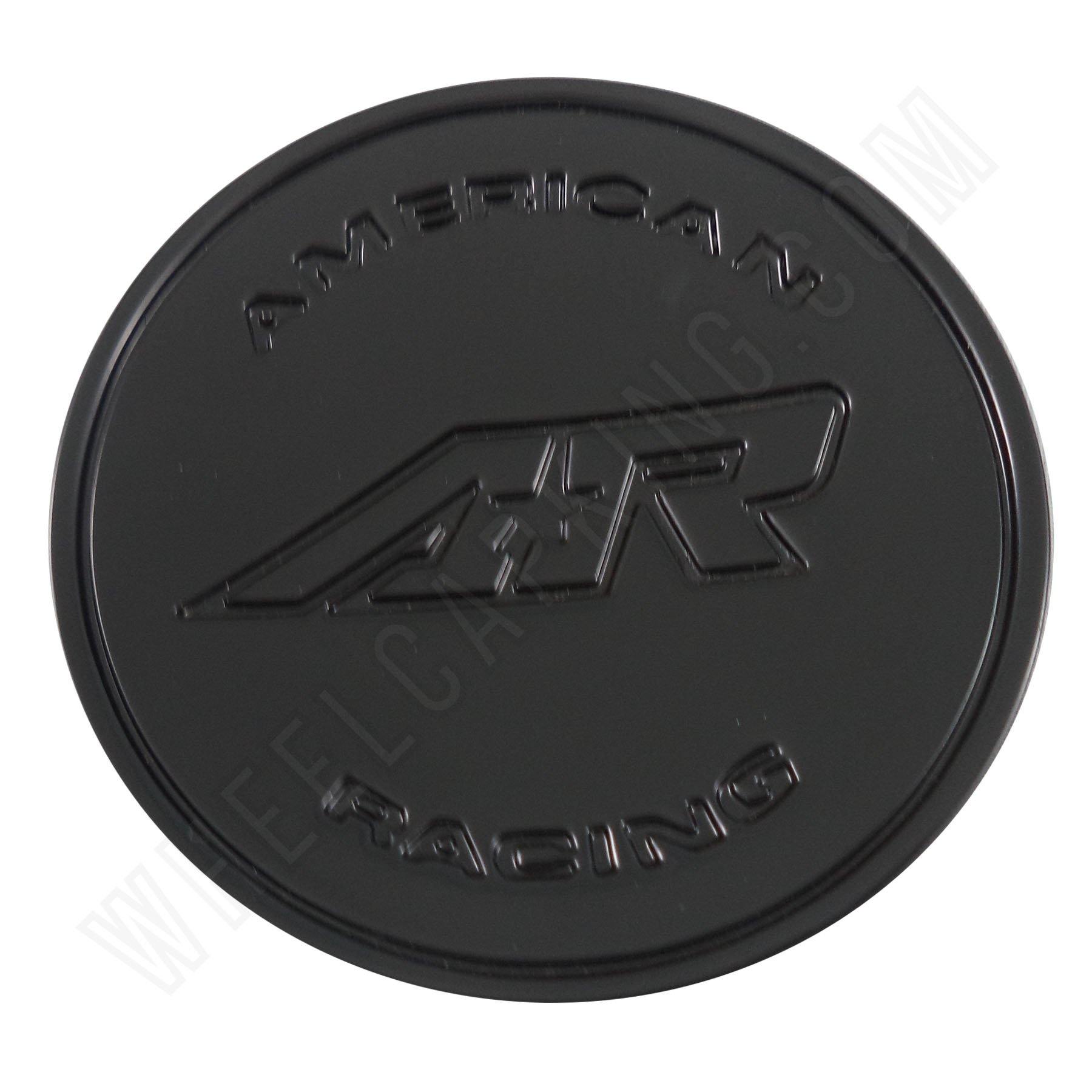 American Racing Wheels Flat Black Custom Wheel Center Cap # S066K74 (4 CAPS)