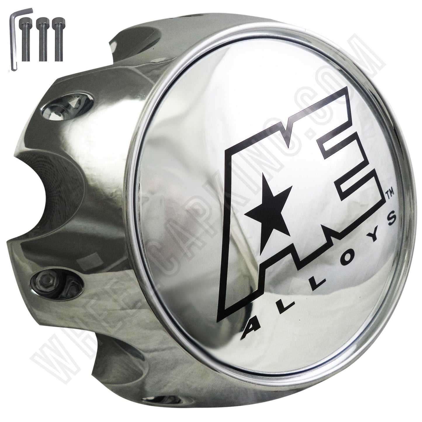 Eagle Alloys AE Hardrock Series 8 LUG Chrome Wheel Rim 3313-06 Center Cap (4 CAPS)