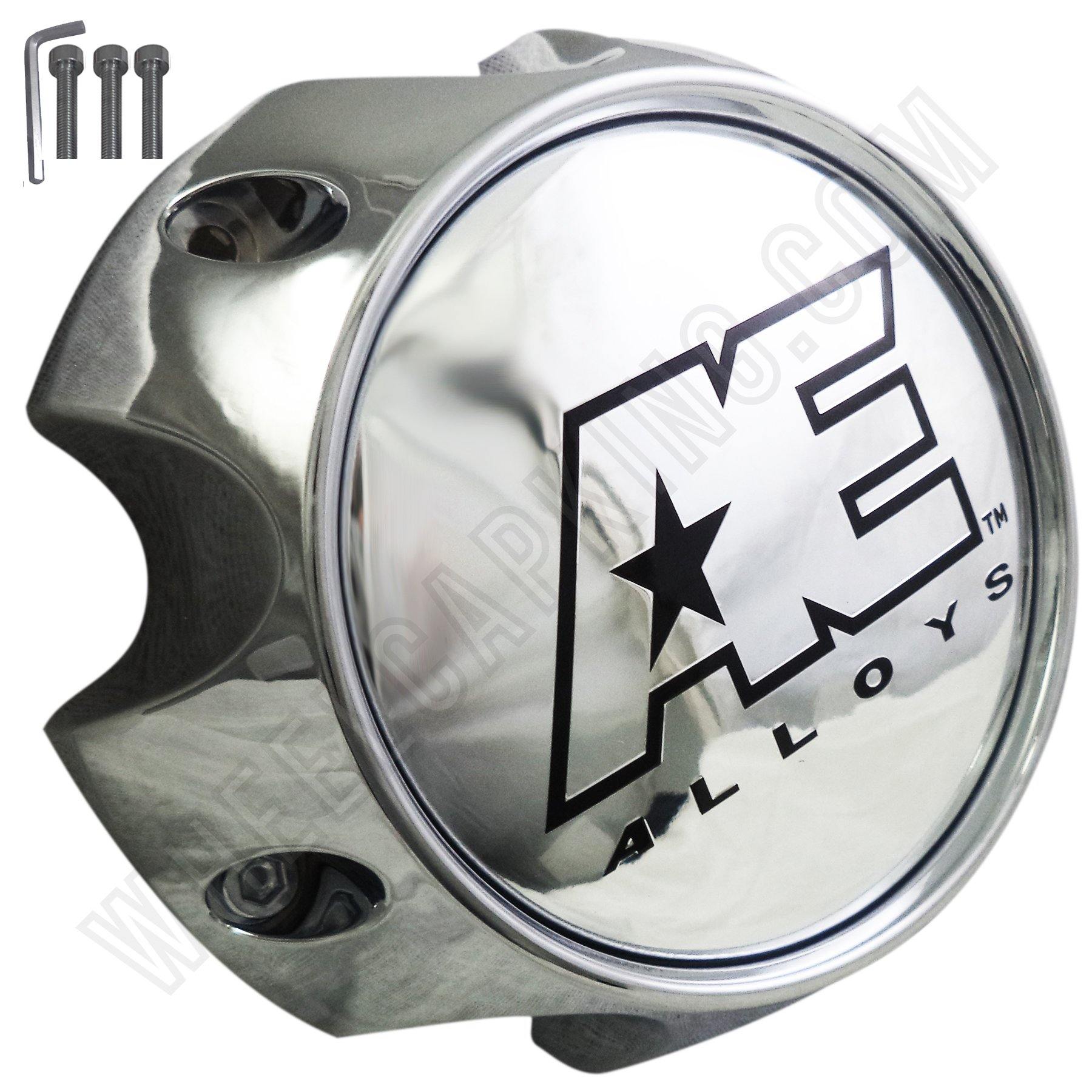 Eagle AE Alloys Hardrock AEWC Chrome Wheel Rim Center Cap # ACC 3311 / 3311-06 (4 CAPS)