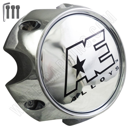 Eagle AE Alloys Hardrock AEWC Chrome Wheel Rim Center Cap # ACC 3311 / 3311-06 (4 CAPS)