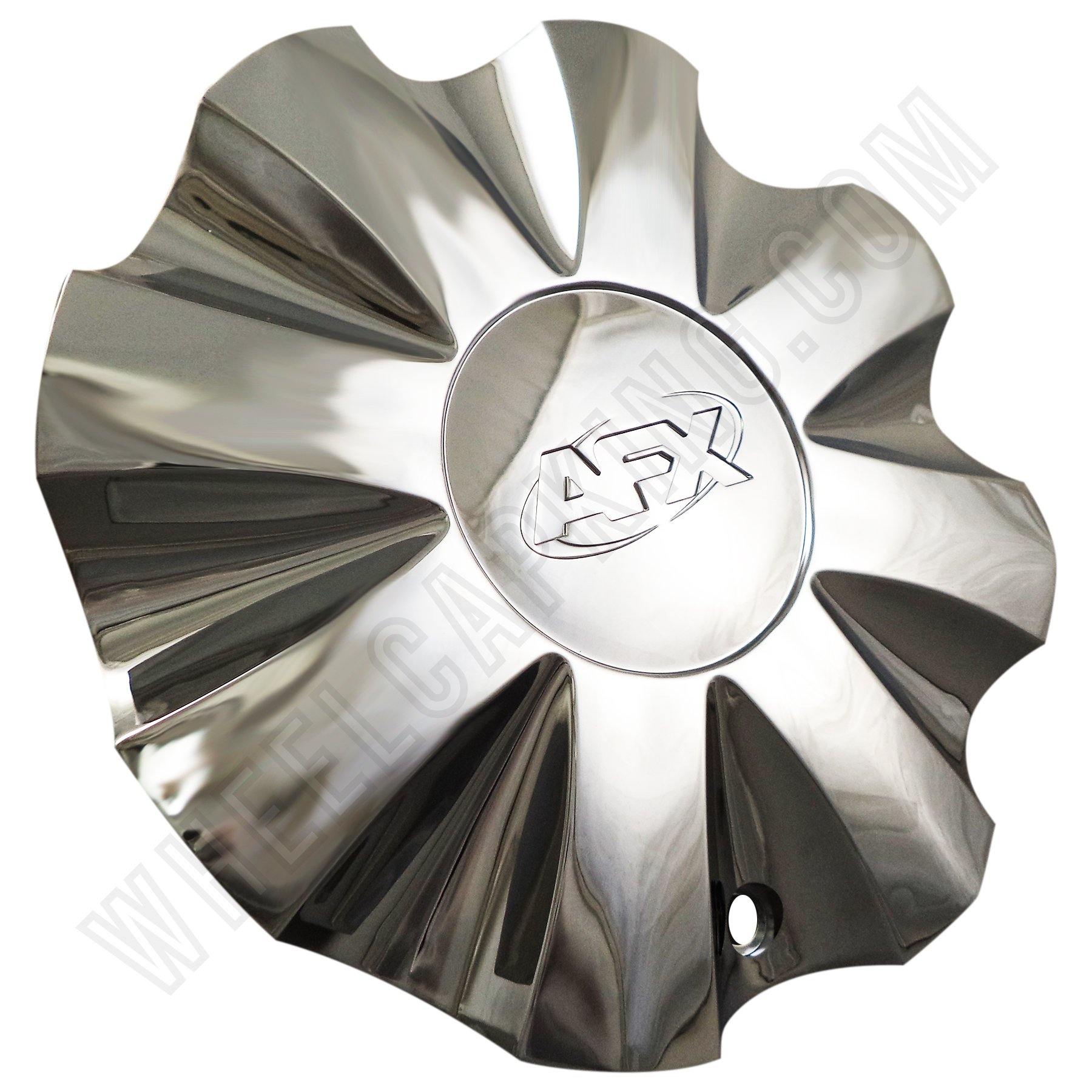 AFX Wheels Chrome Custom Wheel Center Cap # 80222085F-1 (4 CAPS)