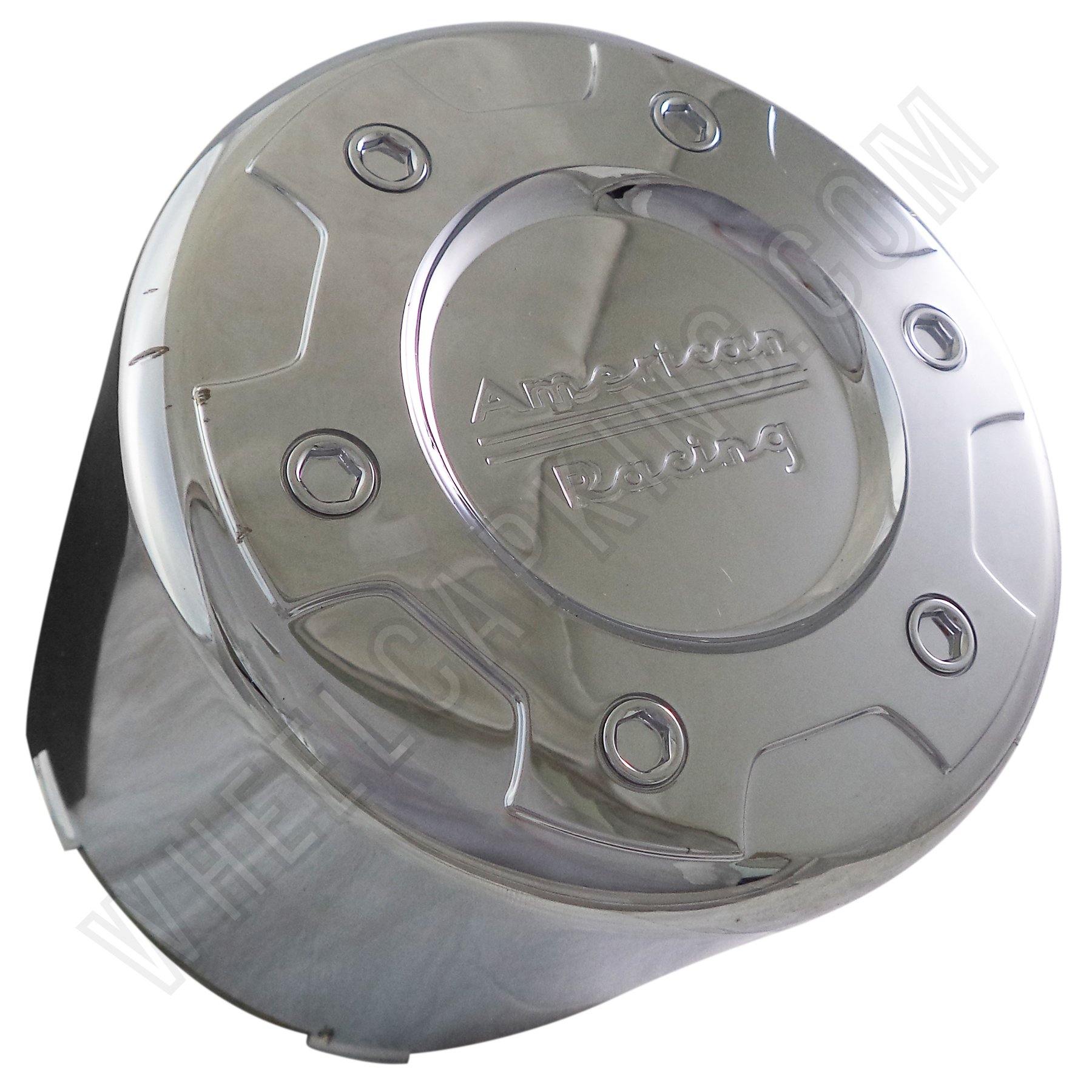 American Racing Wheels Chrome Custom Wheel Center Cap # 1654100041A (1 CAP)
