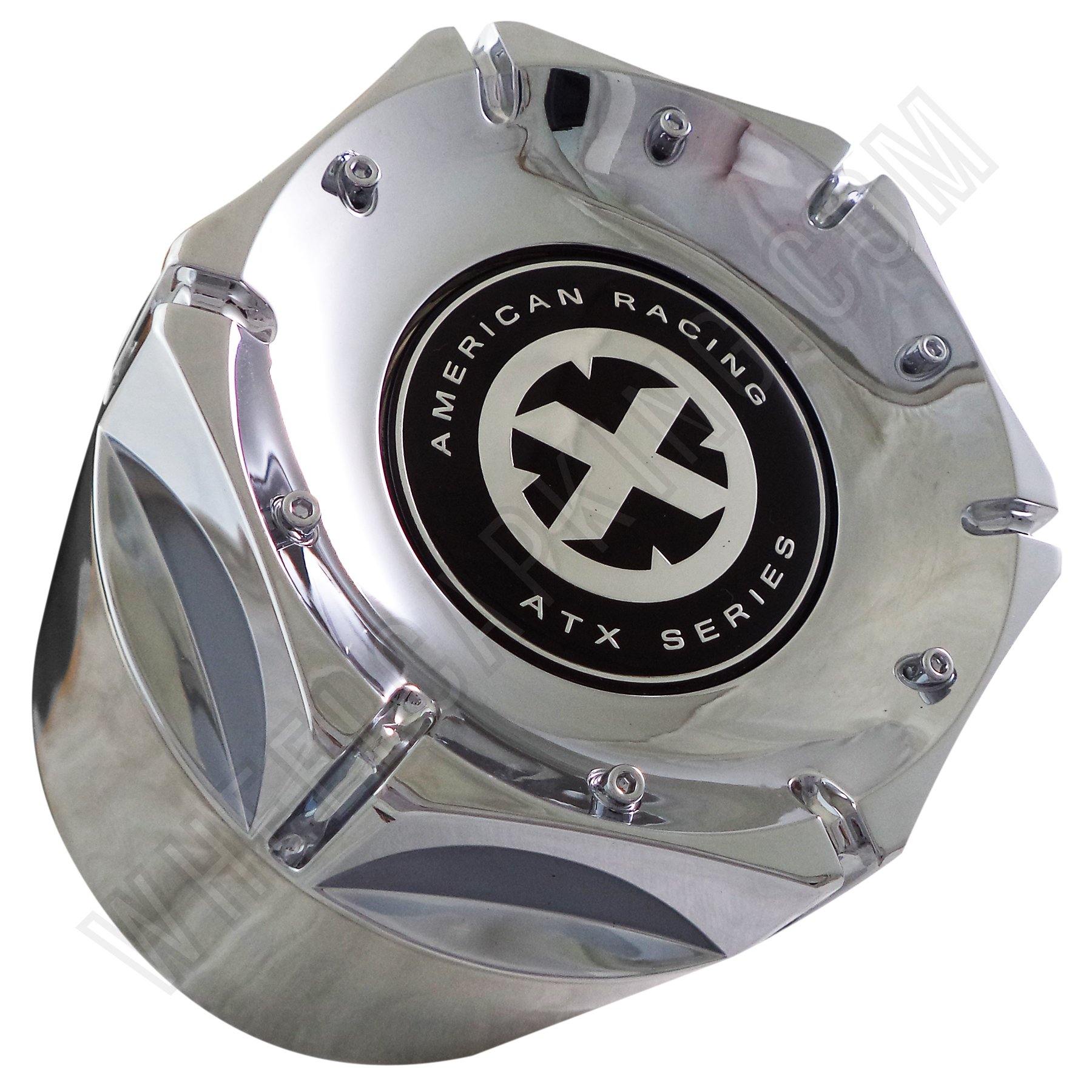 American Racing Chrome Custom Wheel Center Cap Caps (Set 4) # SC-144A NEW!