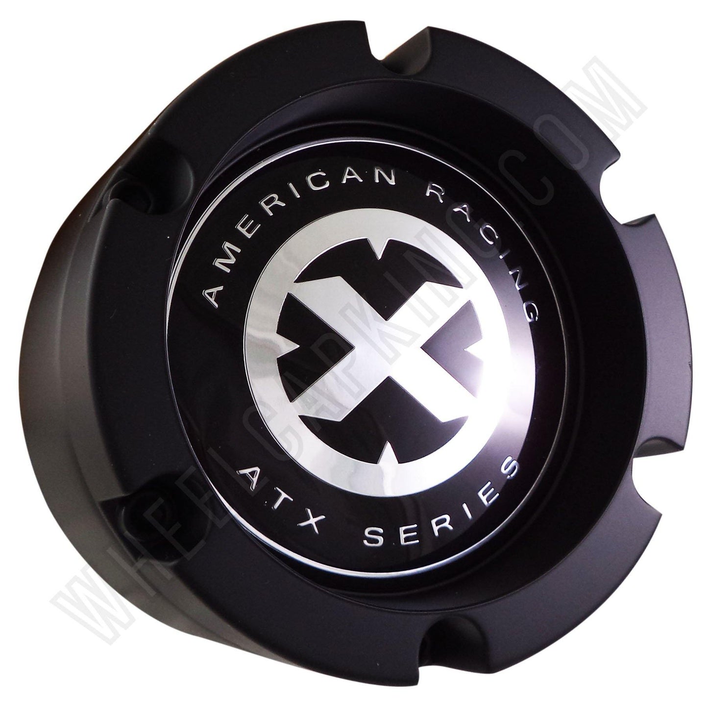 American Racing ATX Series Black Custom Wheel Center Cap Caps # 391K132 (4 CAPS)