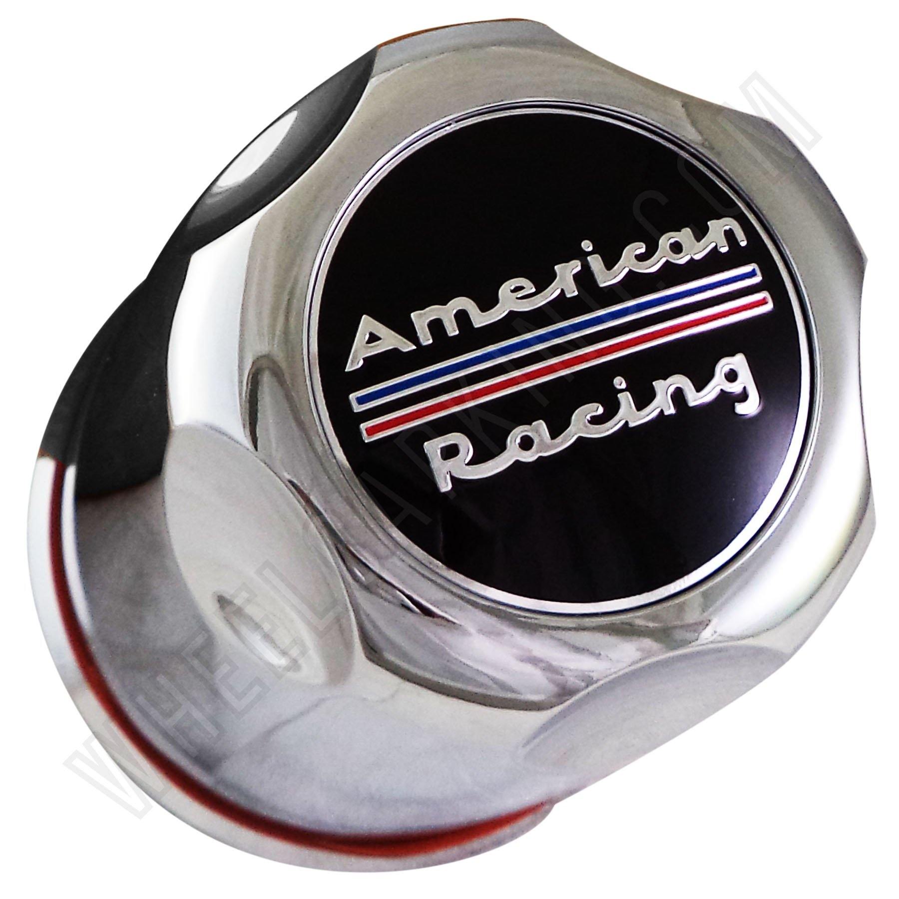 American Racing Chrome Custom Wheel Center Caps # 1327000 (4 CAPS)
