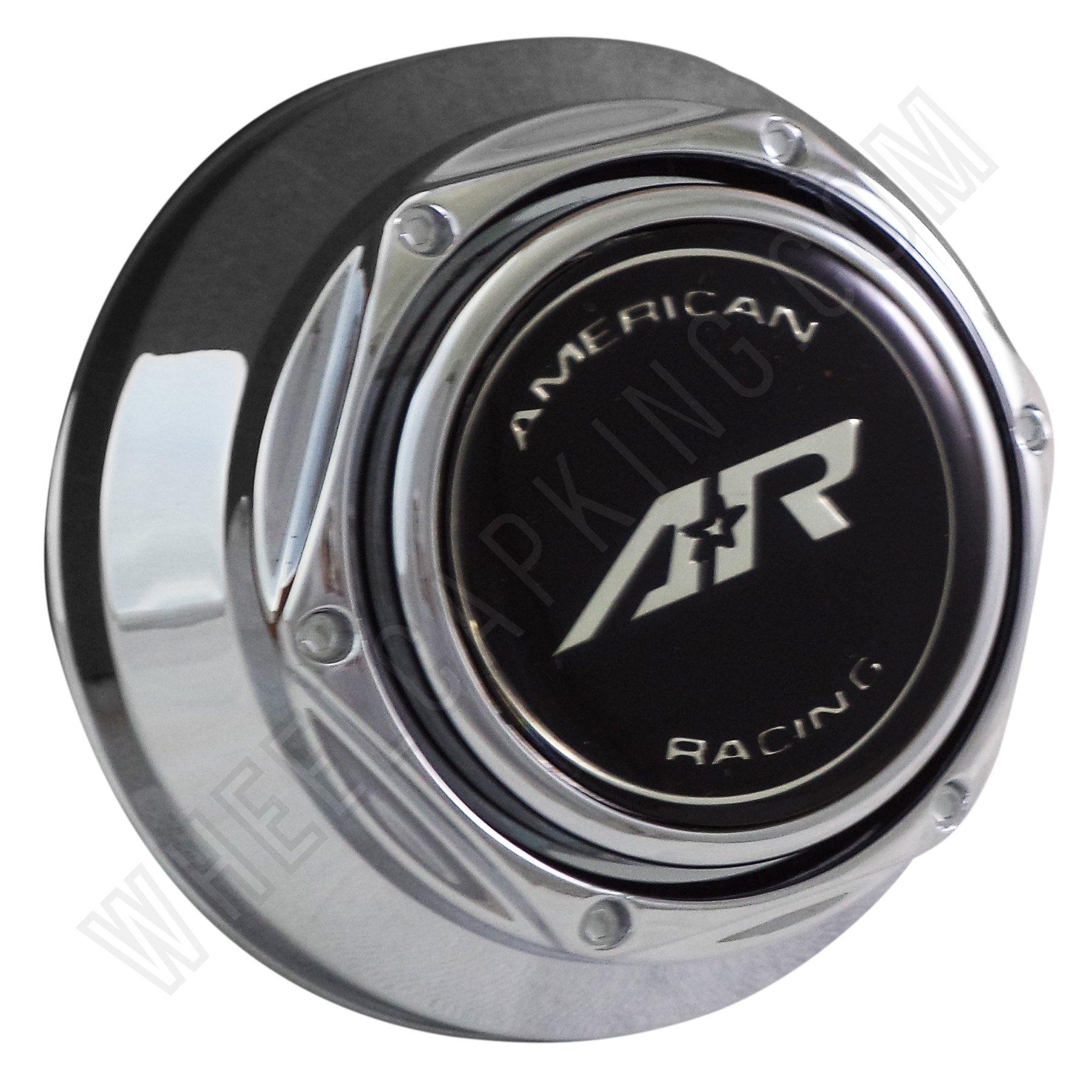 American Racing Wheels Chrome Custom Wheel Center Caps # AR-401 (1 CAP)
