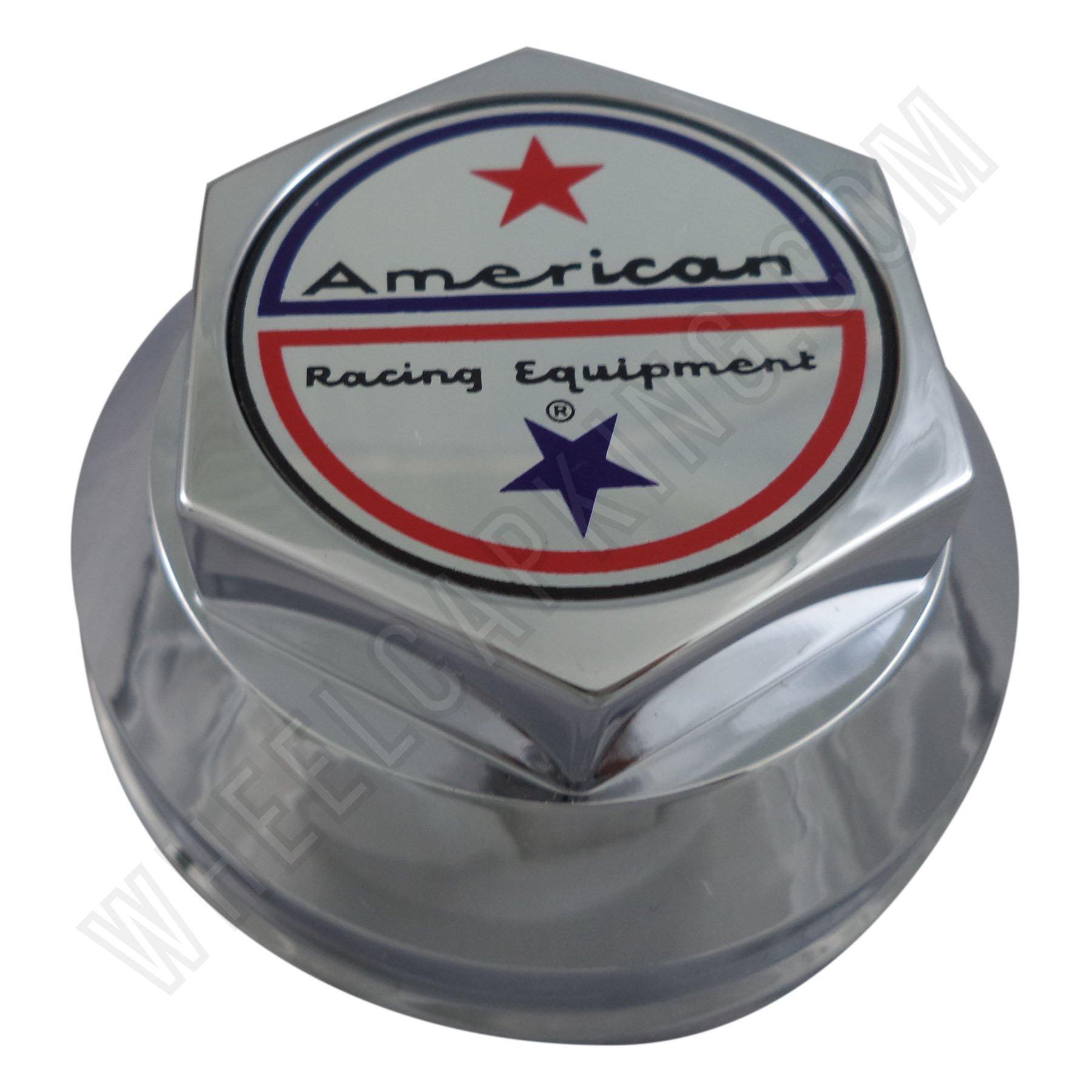 American Racing Wheels Chrome Custom Wheel Center Caps # 898005A / F204-25 (1 CAP)