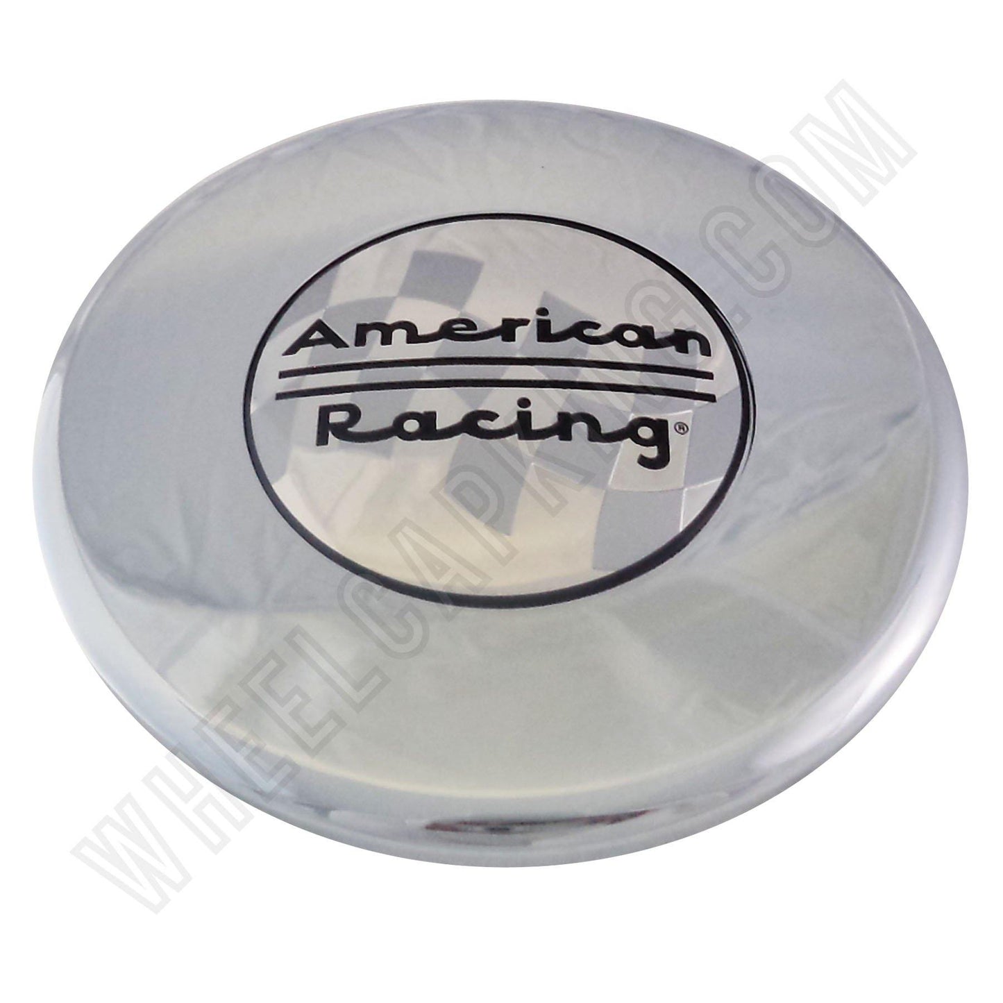 American Racing Chrome Custom Wheel Center Caps # F106-21 / 1654100010 (4 CAPS)