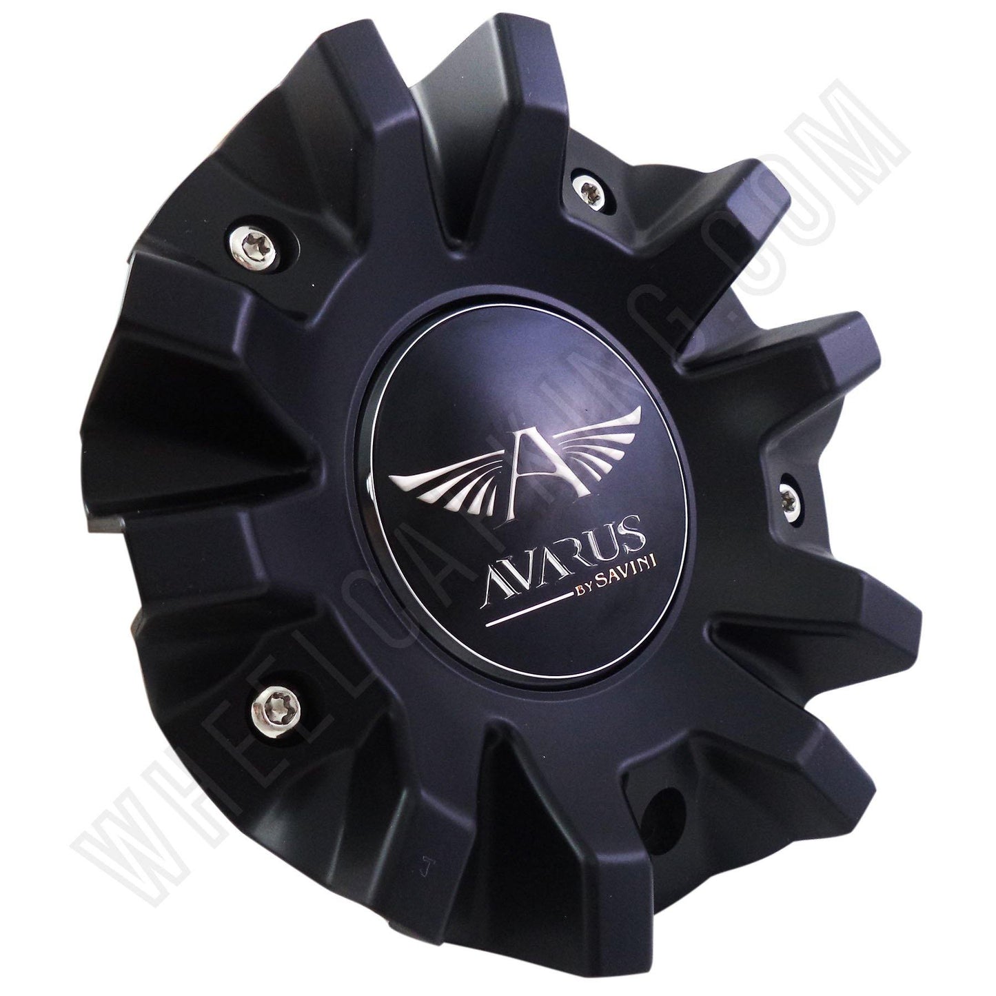Avarus # MS-CAP-Z216 / Z215 / AV-3 Flat Black Custom Wheel Center Cap (2 CAPS)
