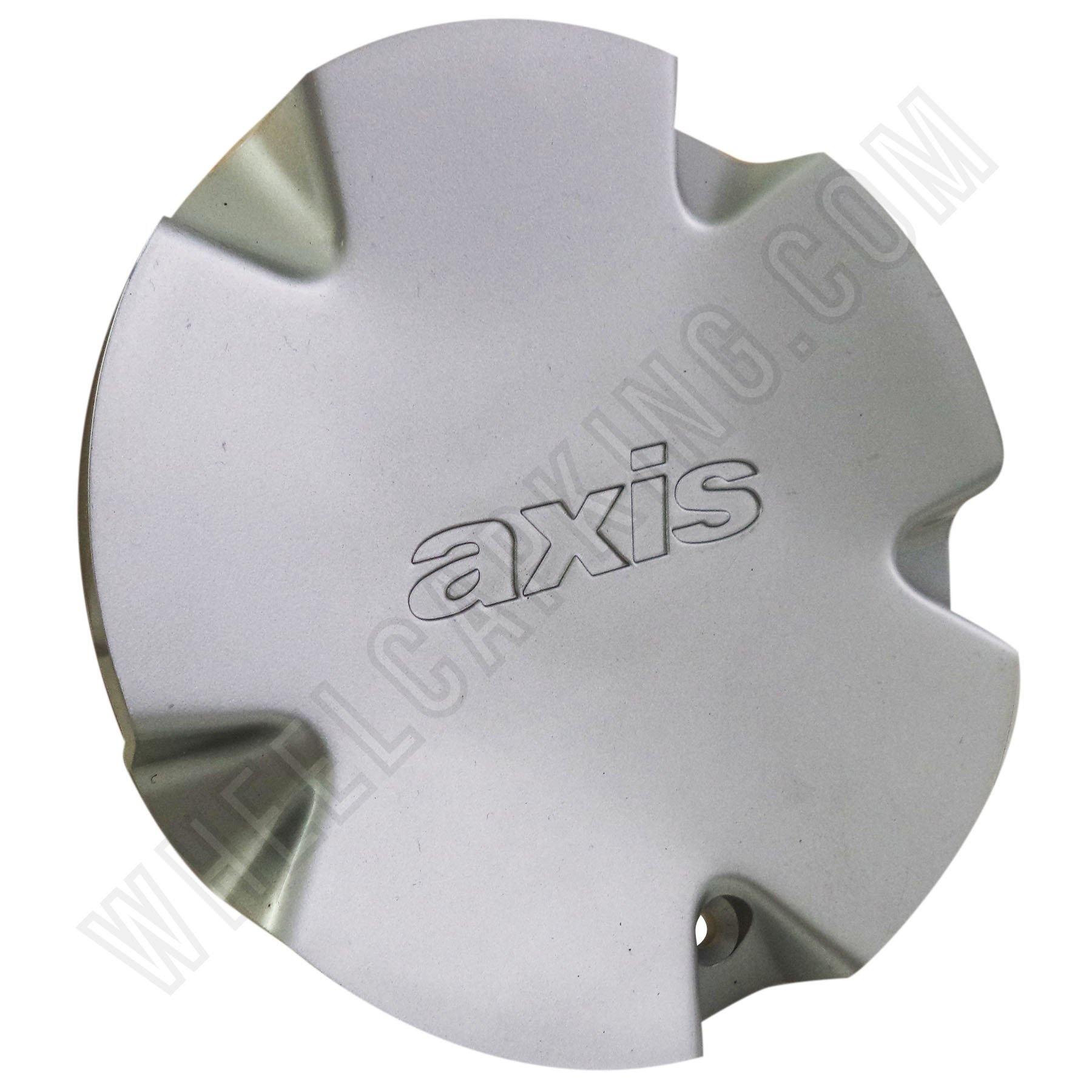 Axis Wheels Silver Custom Wheel Center Caps # DC-0086 (1 CAP)