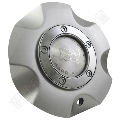 Black Rhino Wheels Silver Custom Wheel Center Cap # C424 New! (1 CAP)