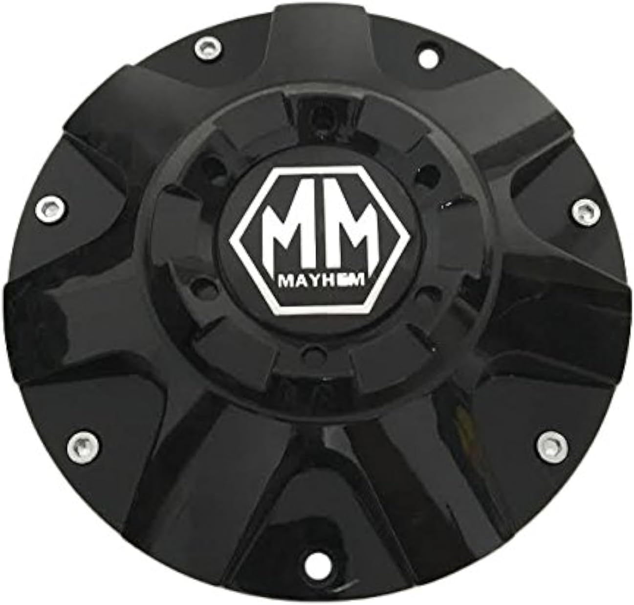 Mayhem Wheels C709501B C108060B 71312090F-12 Gloss Black Wheel Center Cap (1Pc)