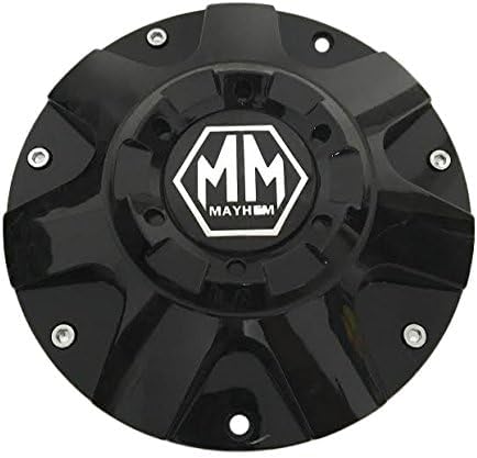 Mayhem Wheels C709501B C108060B 71312090F-12 Gloss Black Wheel Center Cap (1Pc)