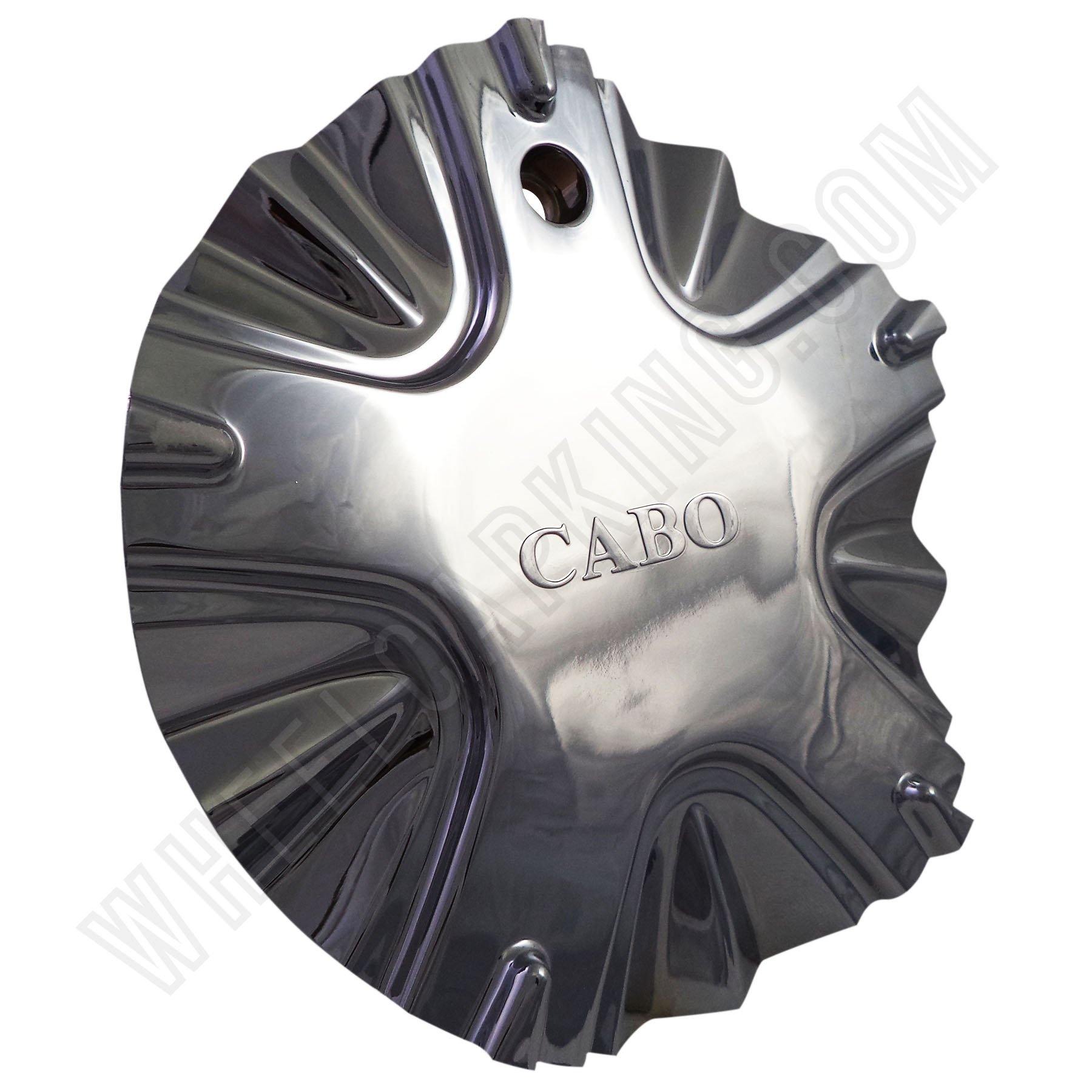 CABO Wheels Chrome Custom Wheel Center Cap Set of FOUR # 302L185