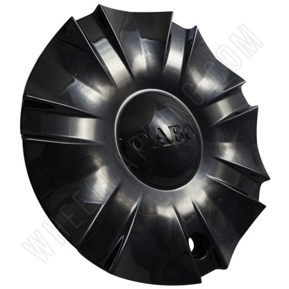 Cabo Wheels Gloss Black Custom Wheel Center Caps # C120301-CAP (4 CAPS)