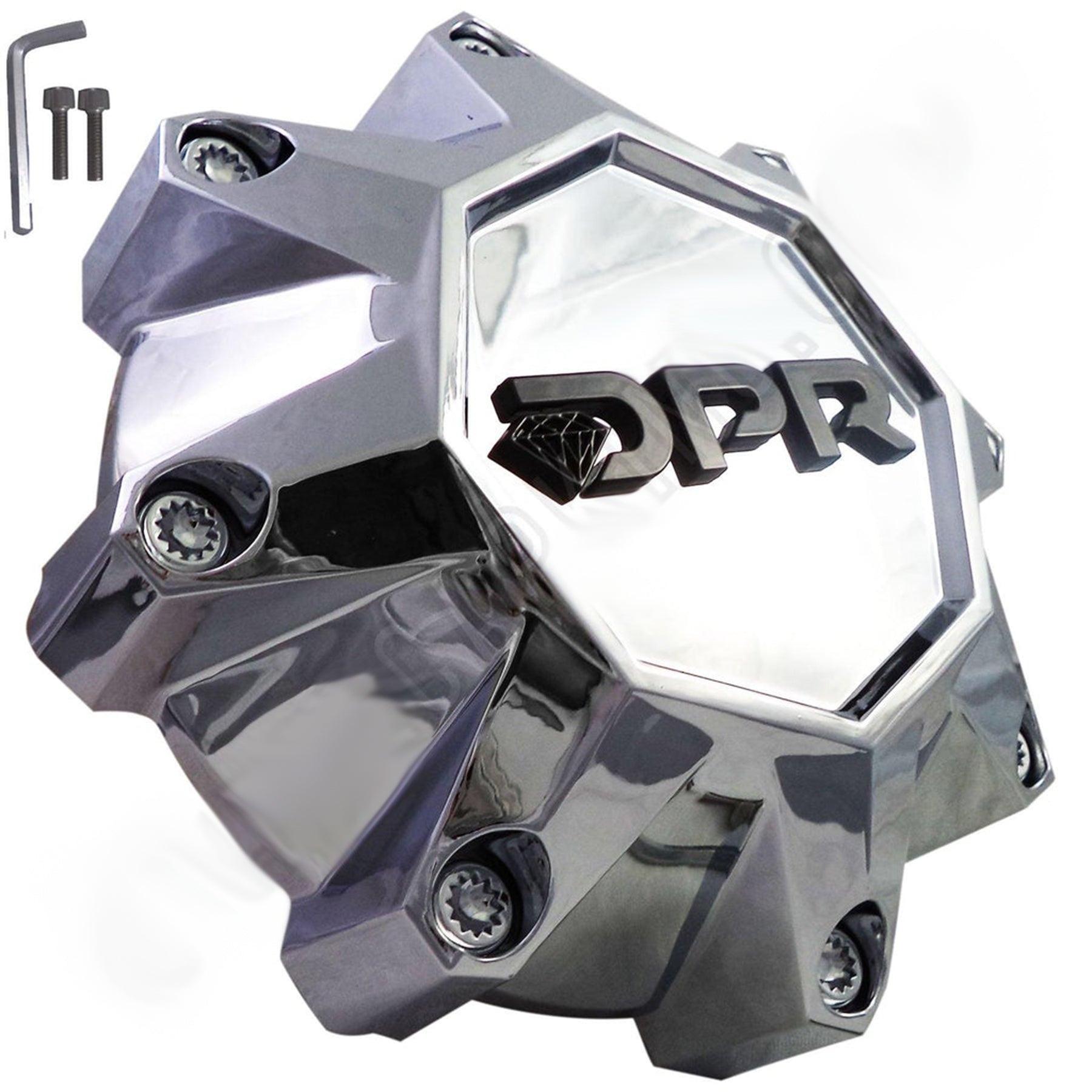DPR Wheels Chrome Custom Wheel Center Cap Caps # A01-Z-CAP / LG1303-03 (4 CAPS)