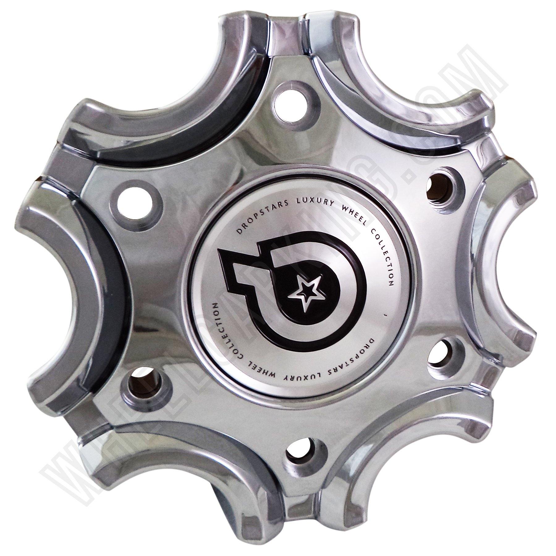 Dropstars Wheels Chrome Custom Wheel Center Cap # DS05260011-1 NEW!