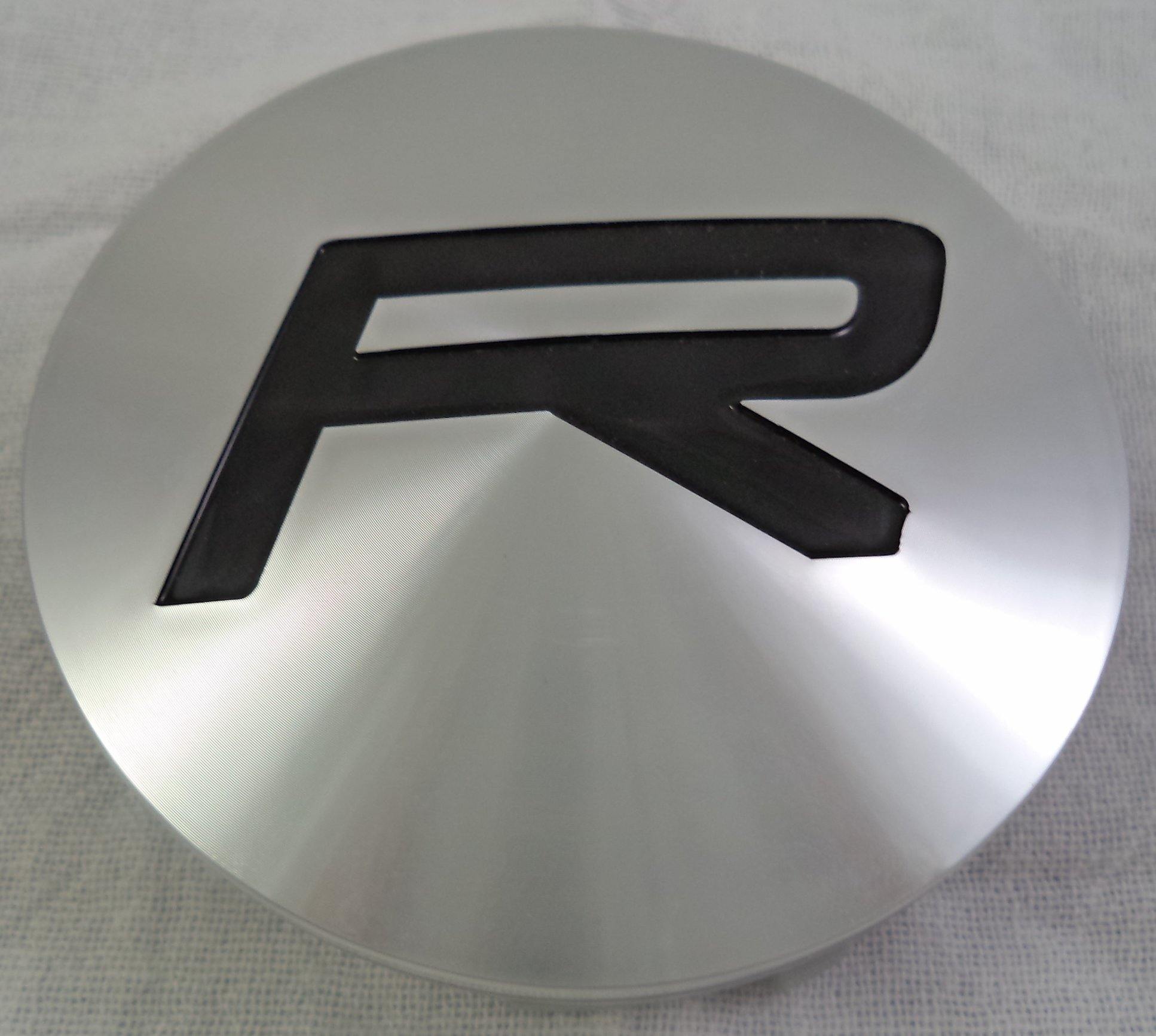 Rovos Wheels Silver Custom Wheel Center Cap # GB-R (1 CAP)