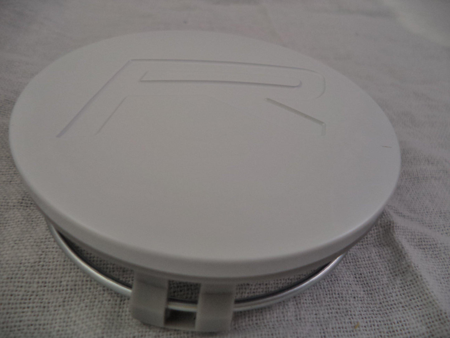 Rovos Wheels Gloss White Custom Wheel Center Cap # W (4 CAPS)