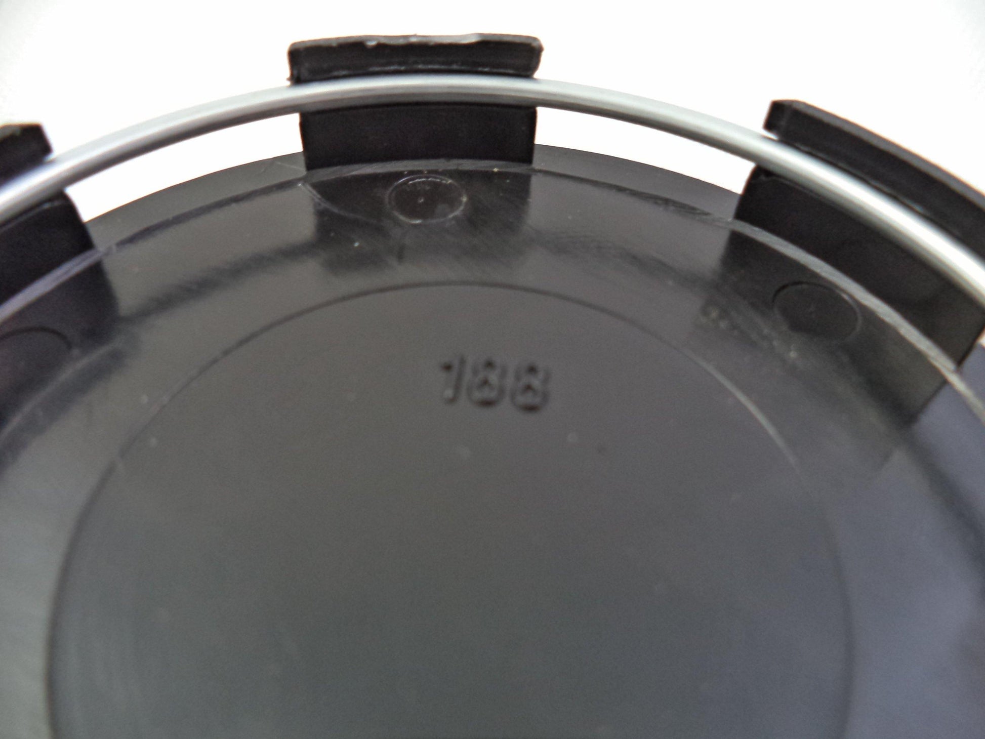 Rovos Wheels Chrome / Black Logo Custom Wheel Center Cap # 188 (1 CAP)